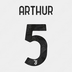 Arthur 5 (Official Juventus 2020/21/22 Home / 2020/21 Third Name and Numbering)
